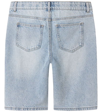 LMTD Shorts - NlnBirm - Long - Light Blue Denim/Super Light Blue