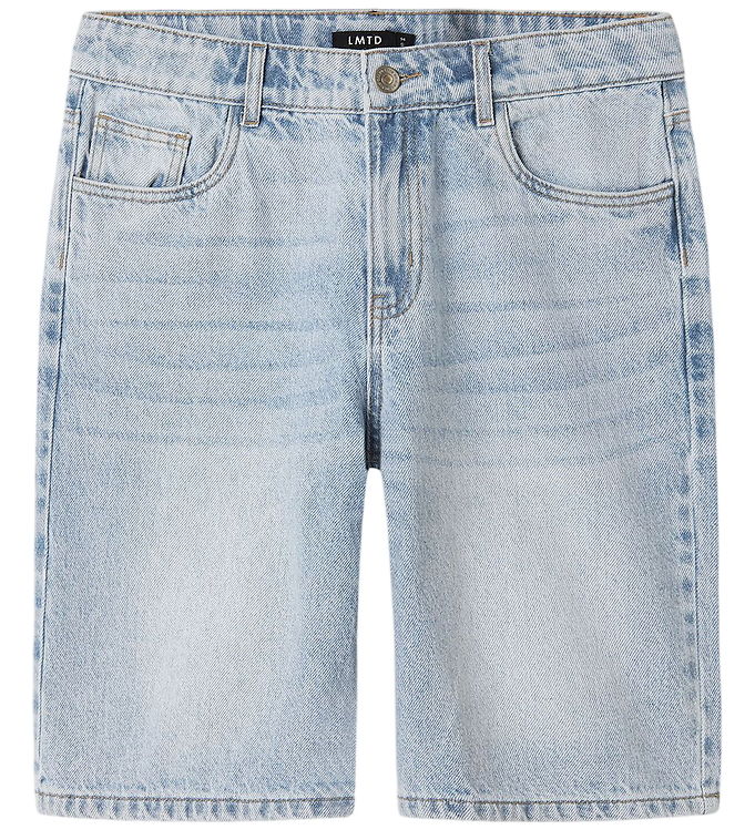 LMTD Denimshorts - NlnBirm - Long - Light Blue Denim/Super Light