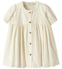 Lil Atelier Kjoler - NmfFlores - Coconut Milk