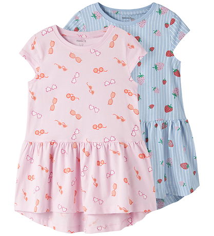 Name it Kjole - NmfVigga - 2-Pak - Pirouette/Chambray Blue