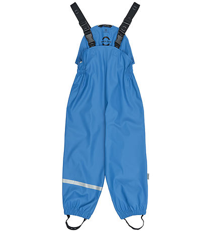 Mikk-Line Regntøj - m. Fleece - PU - Strong Blue