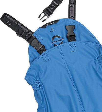 Mikk-Line Regntøj - m. Fleece - PU - Strong Blue