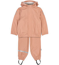 Mikk-Line Regntøj m. Seler - PU - Cafe Creme