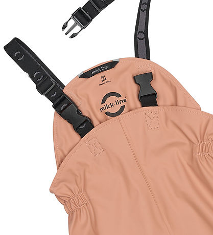 Mikk-Line Regntøj m. Seler - PU - Cafe Creme