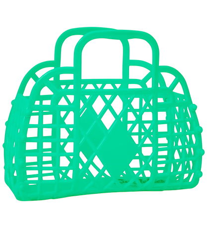 Sun Jellies Mini Foldekurv - Retro - Green