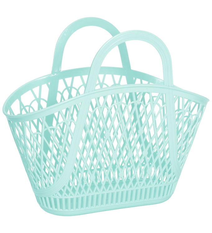 Sun Jellies Kurv - Betty - 45x40x22 cm - Sea Foam