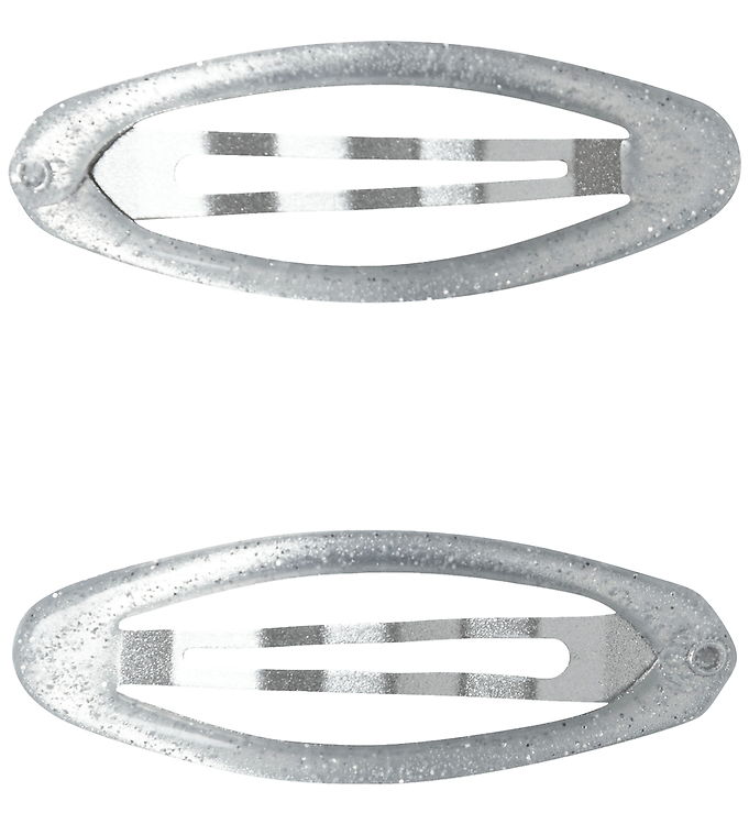 Name It Hårspænde - 2-pak - Sølv