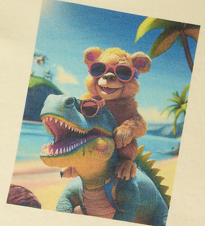 Name It Bluse - NmmVoto - Pear Sorbet/Dino Bear