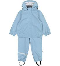 Mikk-Line Regntøj m. Seler - Faded Denim