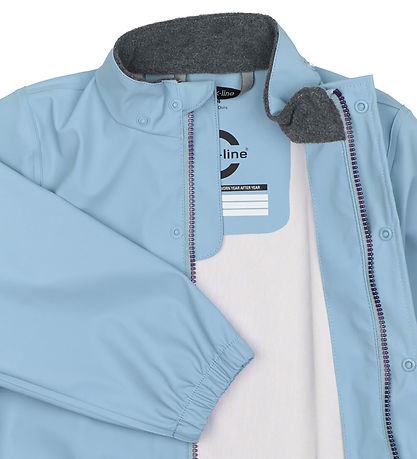 Mikk-Line Regntøj m. Seler - Faded Denim