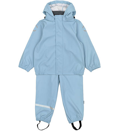 Mikk-Line Regntøj m. Seler - Faded Denim