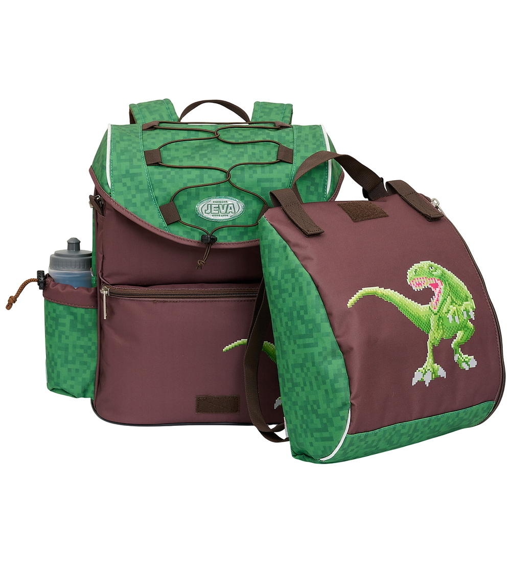 Jeva Schulranzen - Mittelstufe - Pixel Rex VER 2 - Jeva - One Size - Schulranzen