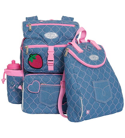 Jeva Skoletaske - Beginners - Denim Girl