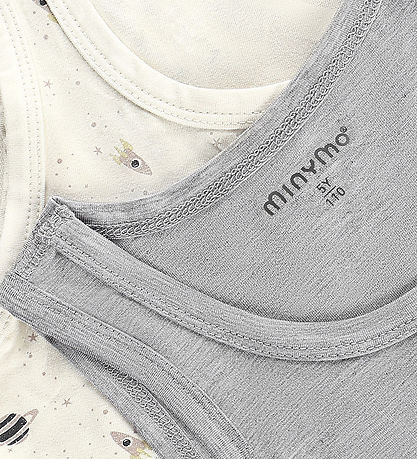 Minymo Undertrøje - 2-pak - Niagara Mist
