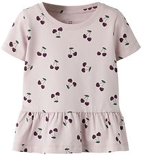 Name It T-shirt - NmfFiora - Violet Ice/Cherries