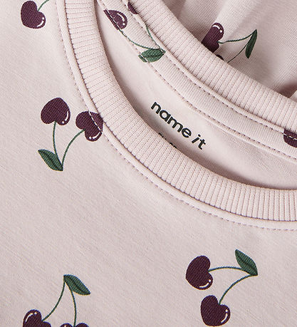 Name It T-shirt - NmfFiora - Violet Ice/Cherries