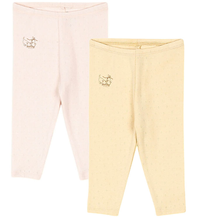 Fanga Fontana Leggings - Bello - 2-pak - Banana Crepe/creole Pin