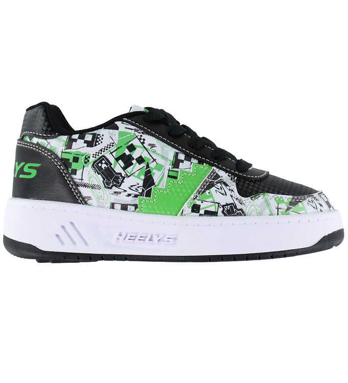 Heelys Rullesko - Kama - Sort/Hvid/Grøn m. Minecraft