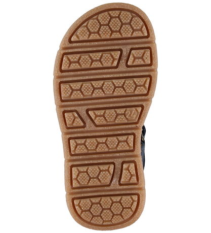 Pom Pom Sandaler - Velcro - Navy Blazer