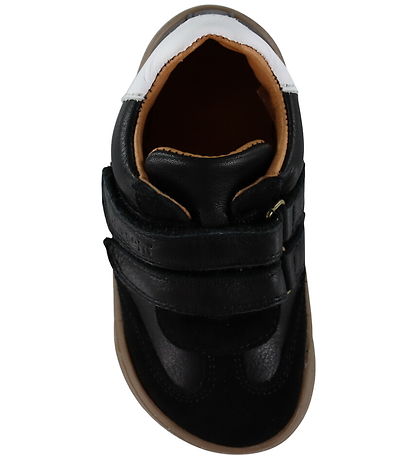 Pom Pom Sko - Velcro - Black Beauty