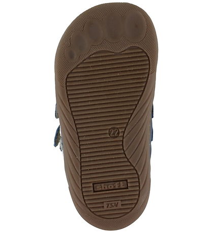 Pom Pom Sko - Velcro - Cosmic Sky