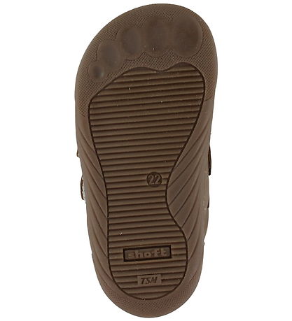 Pom Pom Sko - Velcro - Summer Sand