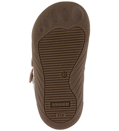 Pom Pom Sko - Velcro - Misty Rose