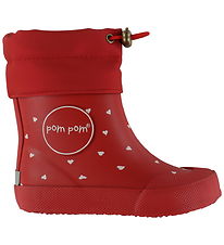 Pom Pom Gummistøvler - Samba Heart AOP