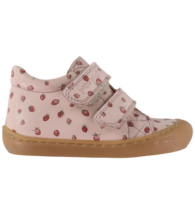 Pom Pom Begyndersko - Dusty Rose Strawberry AOP