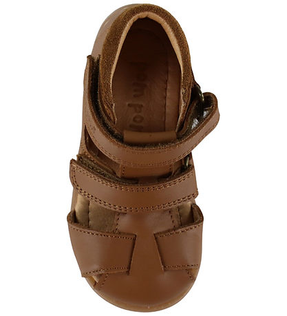 Pom Pom Begyndersandaler - Starter Velcro - Camel