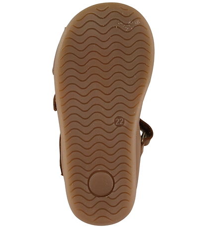 Pom Pom Begyndersandaler - Starter Velcro - Camel