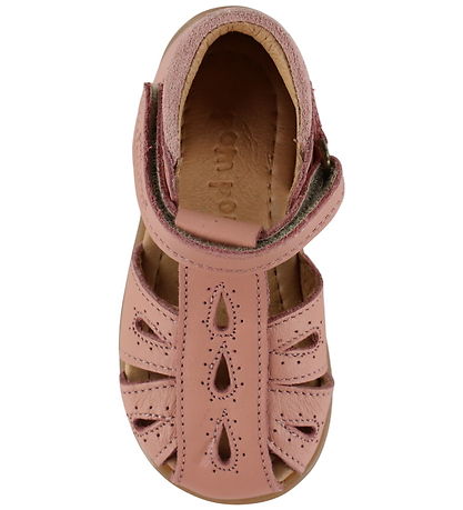 Pom Pom Begyndersandaler - Starters Drops Velcro - Misty Rose