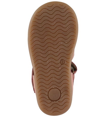 Pom Pom Begyndersandaler - Starters Drops Velcro - Misty Rose