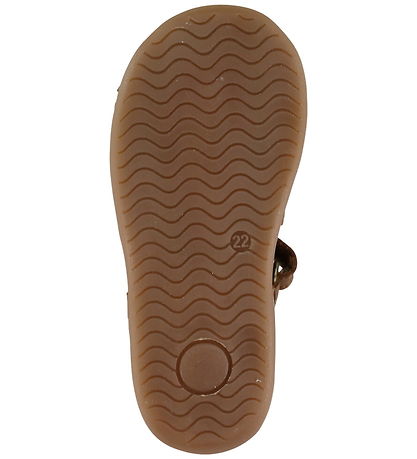 Pom Pom Begyndersandaler - Starter Scallop Velcro - Picante Hear