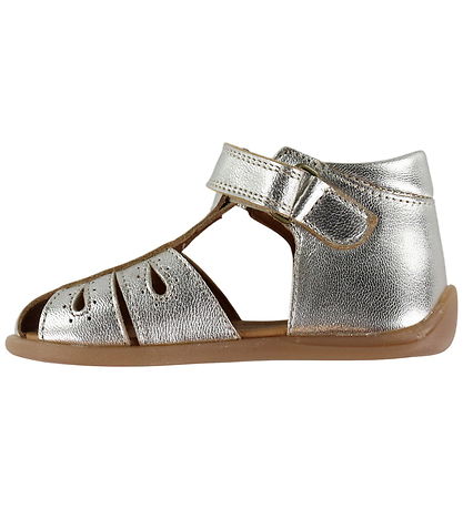 Pom Pom Begyndersandaler - Starters Drops Velcro - Pearl