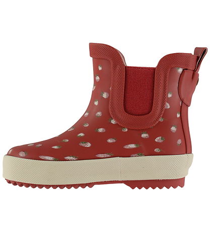 Pom Pom Gummistøvler - Ankel - Strawberry Dot