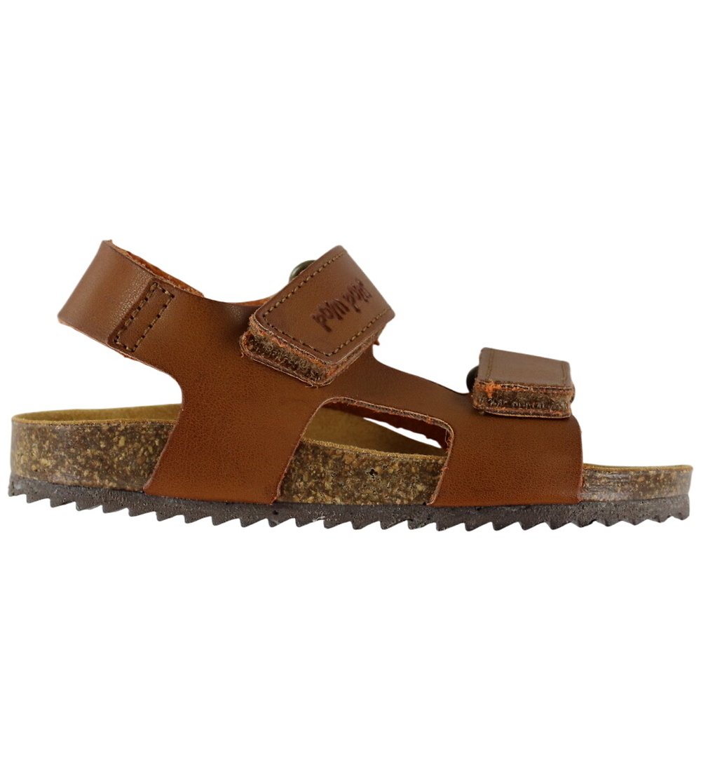 Pom Pom Sandalen - Klettband - Camel - Pom Pom - 28 - Sandalen