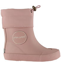Pom Pom Gummistøvler - Pale Mauve