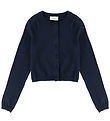 Grunt Cardigan - GrLina - Cropped - Strik - Navy