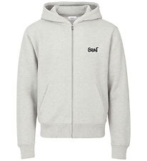 Grunt Hoodie - Greek - Light Grey Melange