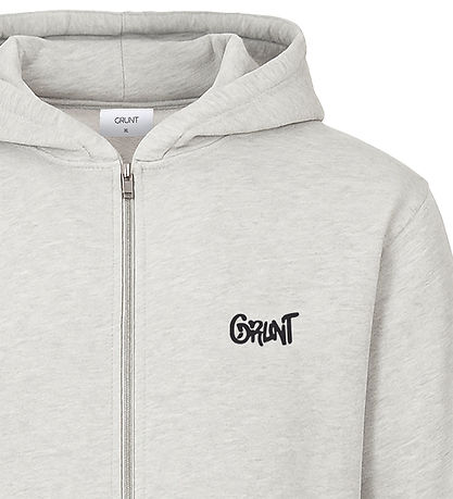 Grunt Hættetrøje - GrErik - Light Grey Melange