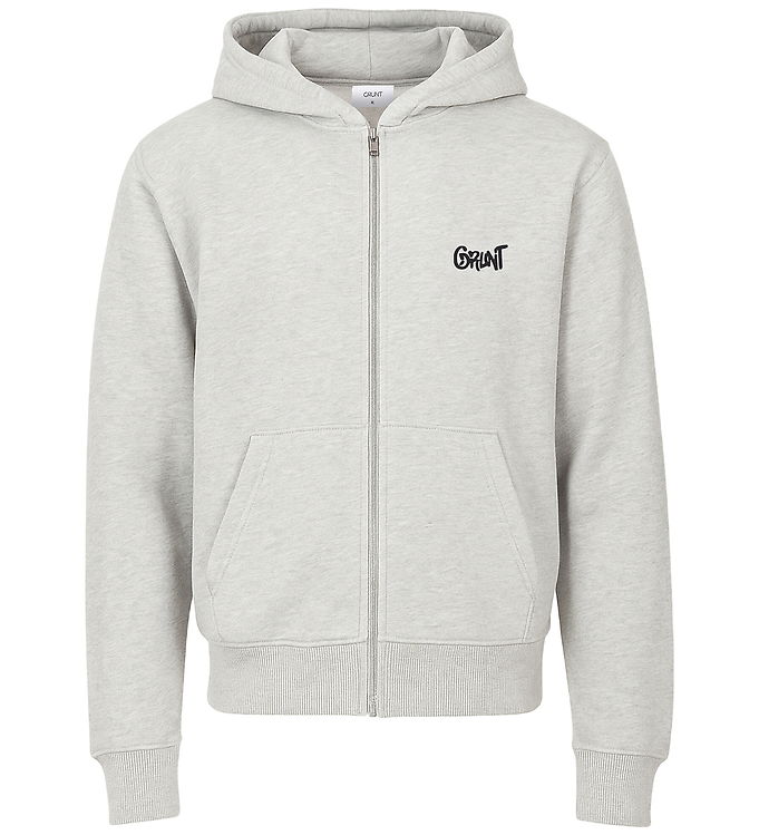 Grunt Hættetrøje - GrErik - Light Grey Melange