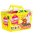 Slime Mart Indkøbskurv - Fast Food - Burger - 11 Dele