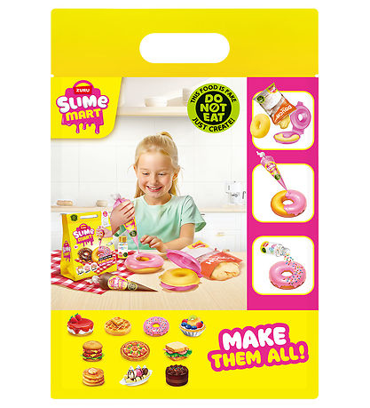 Slime Mart Legetøj - Dessert - Donut - 10 Dele