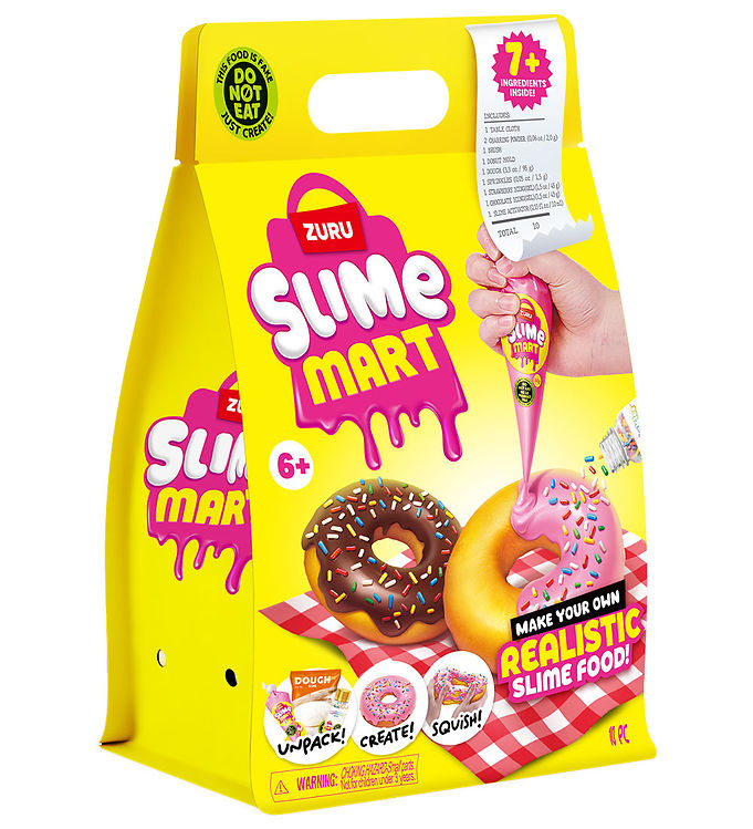 Slime Mart - Small Shopping Bag - Donut - 10 Dele