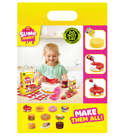 Slime Mart Legetøj - Dessert - Cheesecake - 12 Dele
