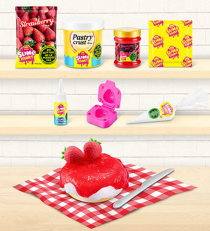 Slime Mart Legetøj - Dessert - Cheesecake - 12 Dele