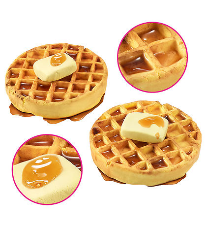 Slime Mart Legetøj - Dessert - Vafler - 9 Dele