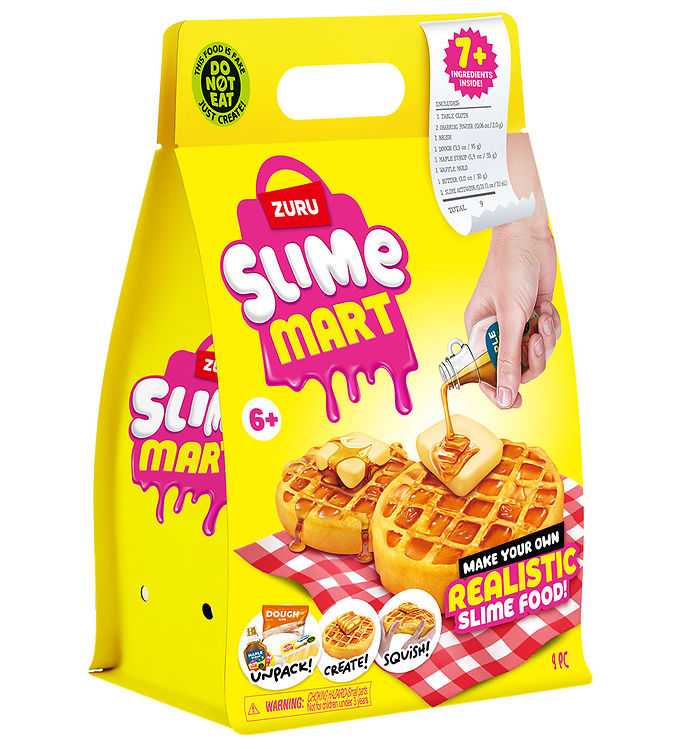 Slime Mart - Small Shopping Bag - Vafler - 9 Dele