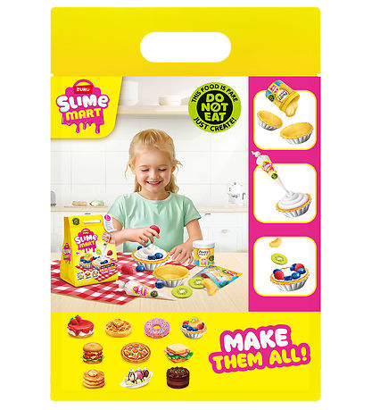 Slime Mart Legetøj - Dessert - Tærte - 10 Dele